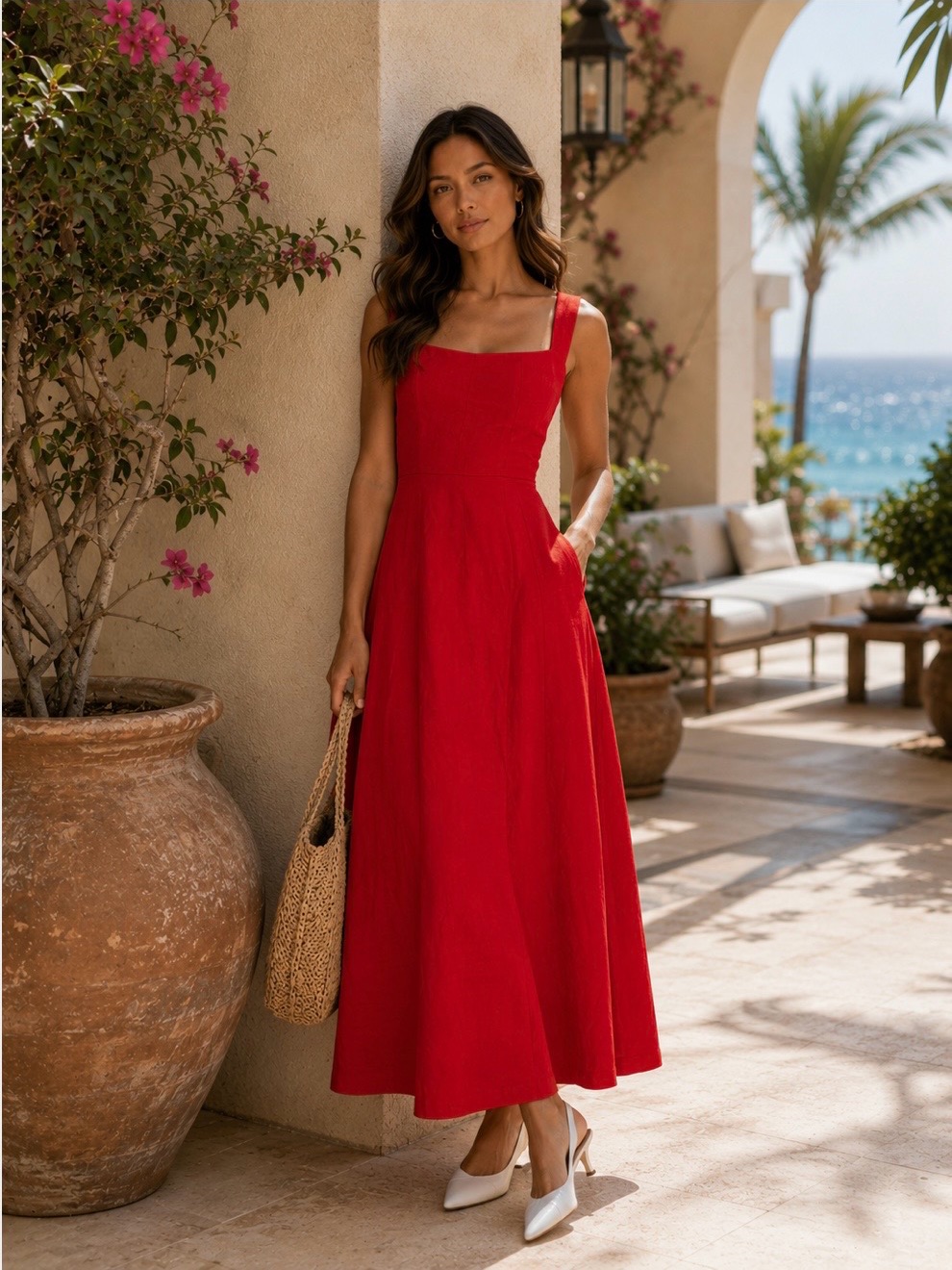 Theory Linen Dress Nwot
